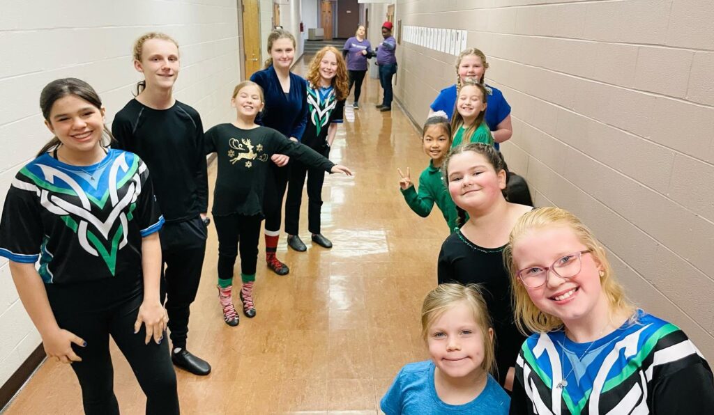Picture of students who take Irish dance classes in Lexington with Bluegrass Ceili Academy